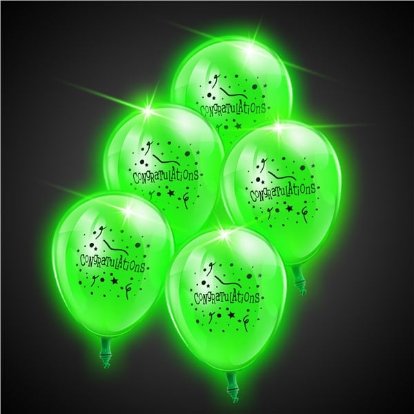 LED Congratulations 14" Blinky Balloons