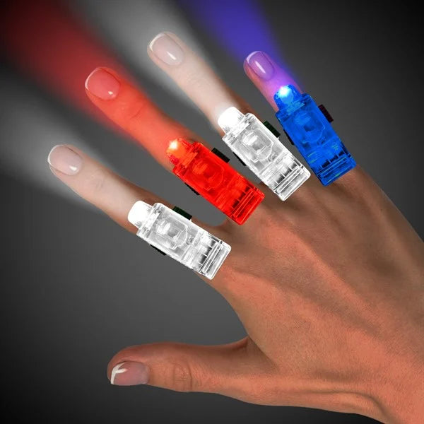 Glow Celebrations LED Patriotic Finger Lights