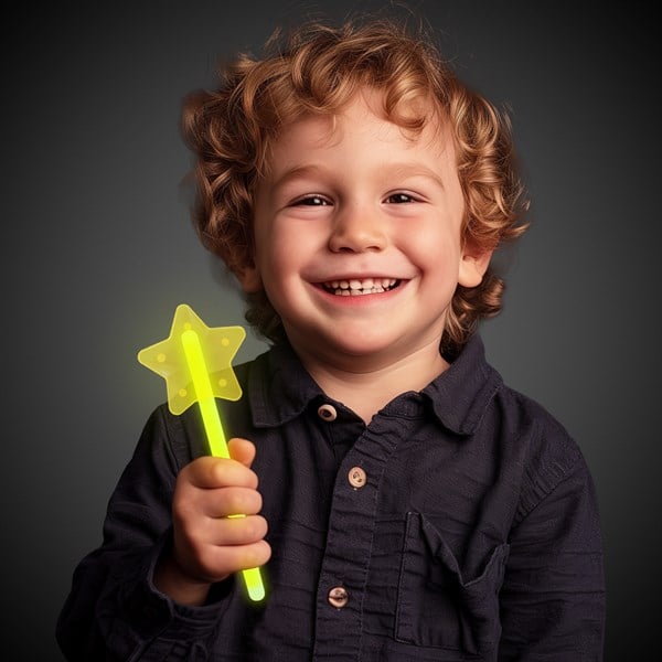 Glow Celebrations Yellow Star Glow Wand