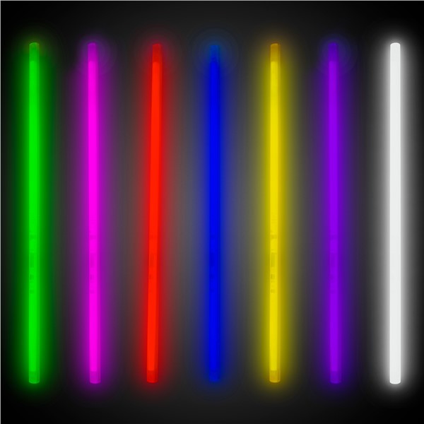 Glow Celebrations Variety Glow "9" Straws & Bracelets (MultiColor-Green-Red-Yellow)