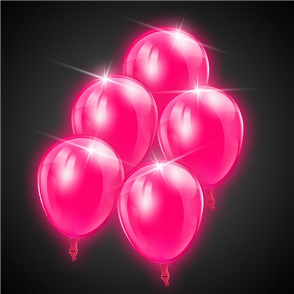 Glow Celebrations LED Pink 14" Blinky Balloons