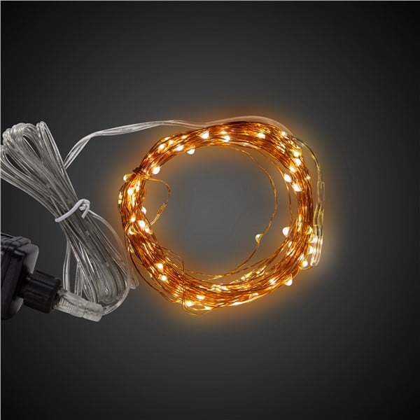 Glow Celebrations LED Yellow Waterproof 34' String Light