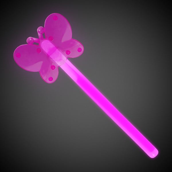 Glow Celebrations Pink Butterfly Glow Wand