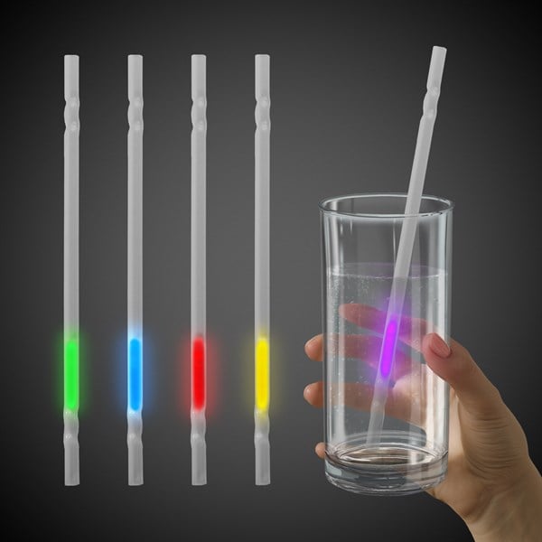 Glow Celebrations Variety Glow Motion 9" Straws - MultiColor