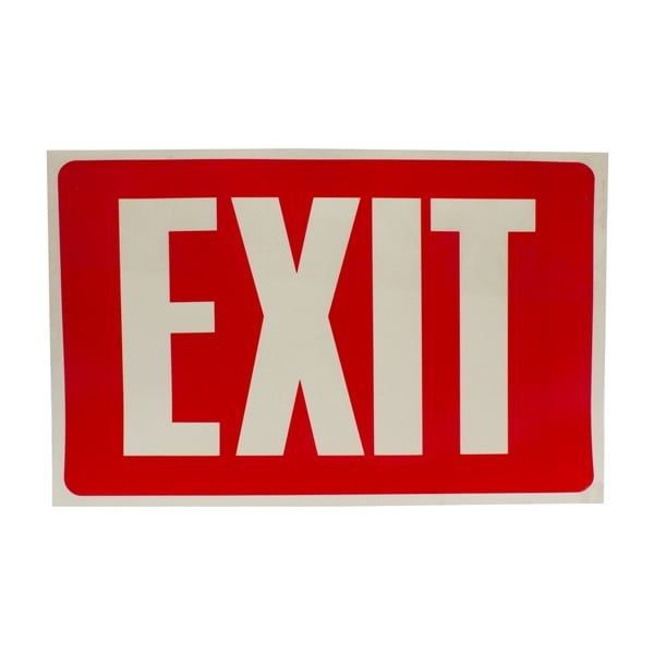 Glow Celebrations Glow In the Dark Exit Sign