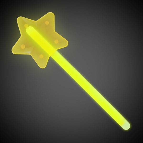 Glow Celebrations Yellow Star Glow Wand