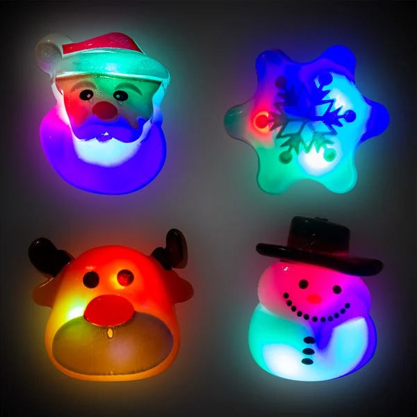 Glow Celebrations LED Christmas Rings Assortment