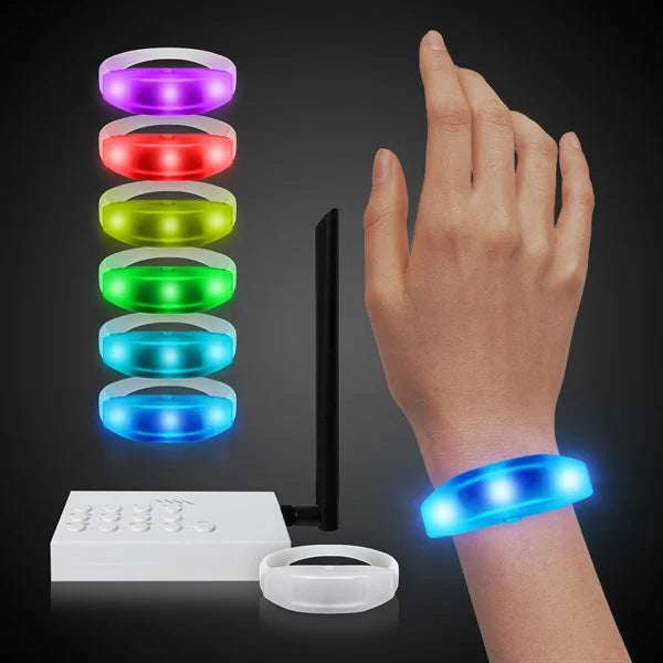 Glow Celebrations RF LED Concert Bracelets Kit for 20