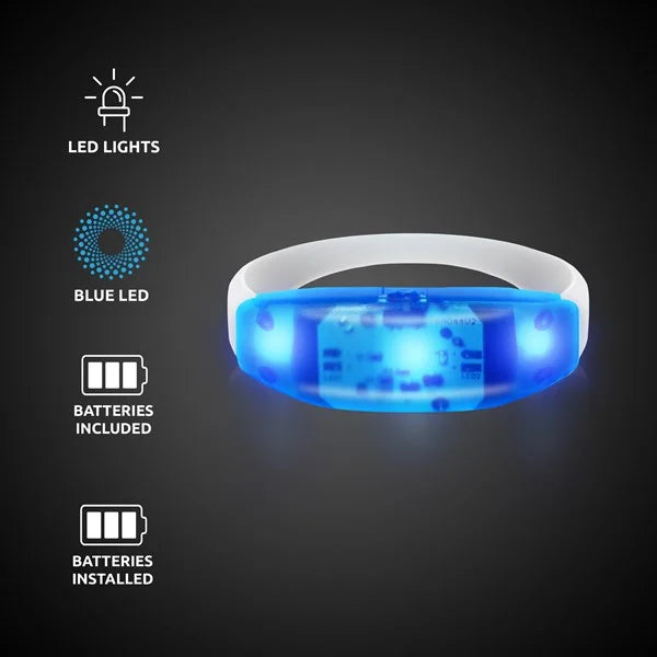 LED Sound-Activated Stretchy Bracelet in Multi-Color