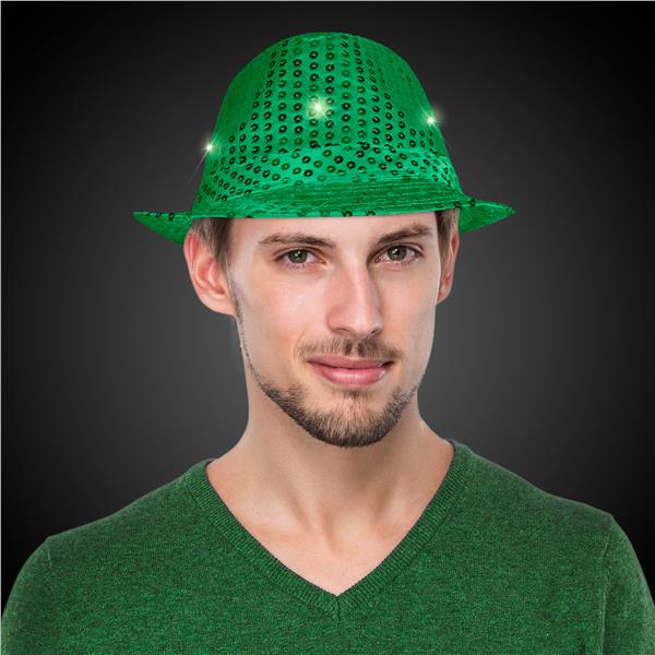 LED Sequin Fedora Hat