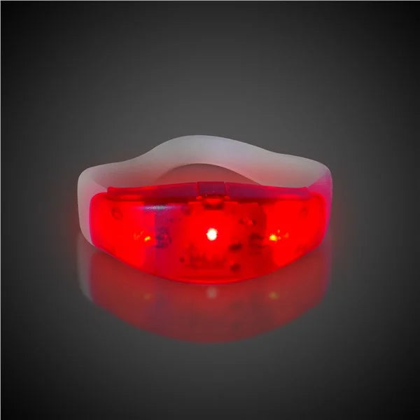 Glow Celebrations LED Red Stretchy Bangle Bracelet