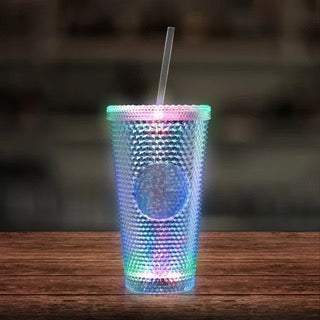 LED Diamond Double Wall 16 oz. Tumbler