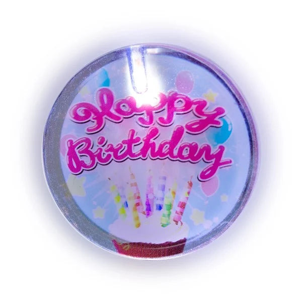 Glow Celebrations LED Happy Birthday Pin