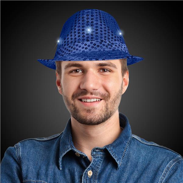 LED Sequin Fedora Hat