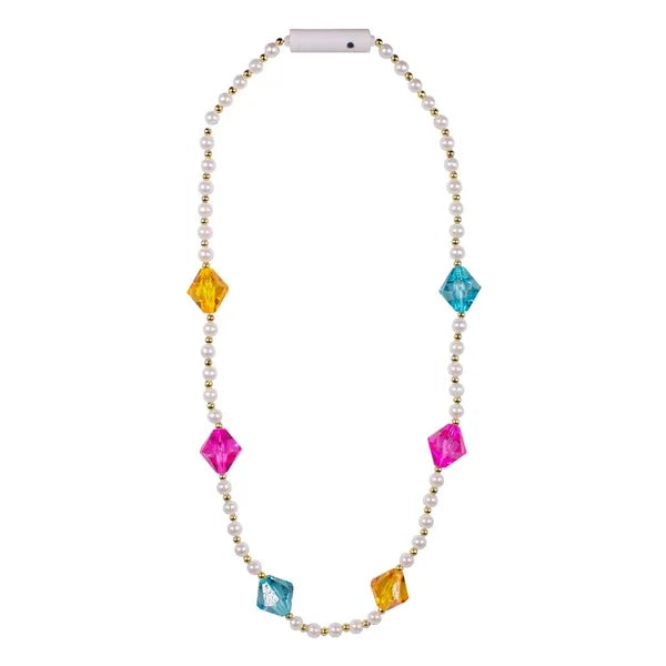 LED Disco Diamonds Bead Neckla