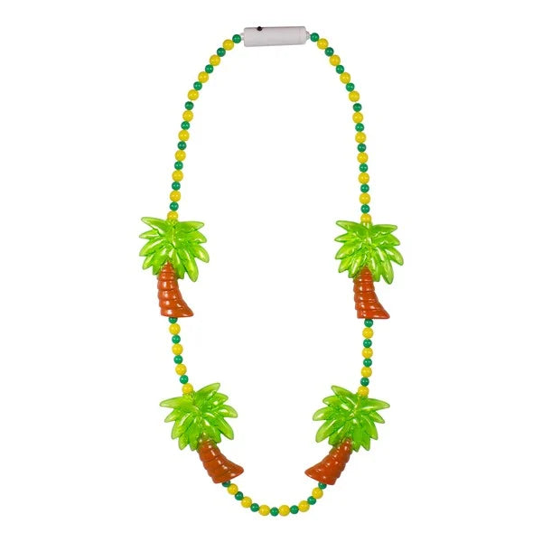 LED Palm Trees Bead Necklace