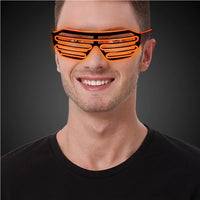 Orange EL Wire Slotted Shades