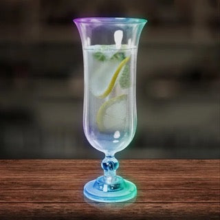 LED Hurricane 16 oz. Glass