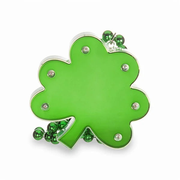 LED Shamrock Bead Necklace