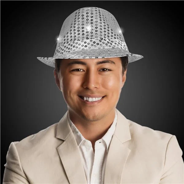 LED Sequin Fedora Hat