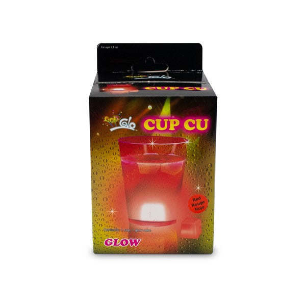 Glow Celebrations Red Glow Cube Cup