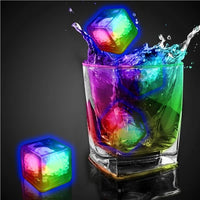 Liquid-Activated LED Ice Cubes