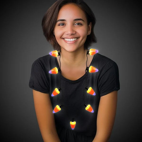 LED Candy Corn Necklace