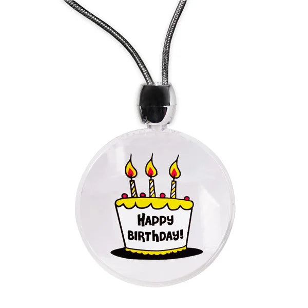 LED Happy Birthday Pendants