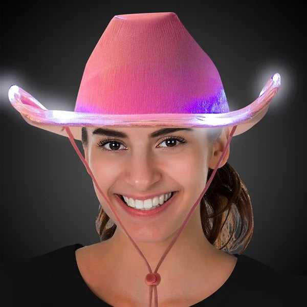 LED Iridescent Cowboy Hat