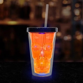 LED Neon Skull Cup